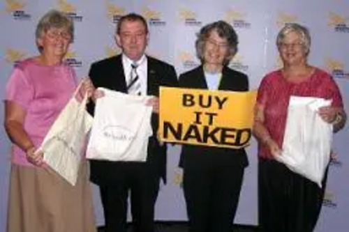 Stockton Liberal Democrat Councillors campaigning against excess packagingwith Fiona Hall MEP