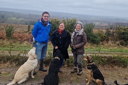 ben, danielle, elizabeth at ashdown forest