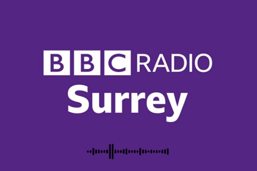Chris speaking on BBC Radio Surrey