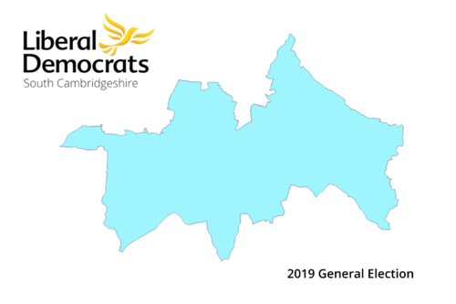 GIF comparing the South Cambs constituency from 2019 to 2024