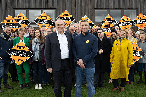 Ed Davey MP with West Suffolk Liberal Democrats