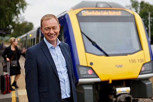 Tim at Windermere Station