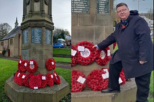 Cllr Ord at Remembrance Sunday