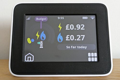 Stock photo of a smart meter