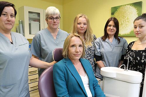 Helen at a North Shropshire dental practice