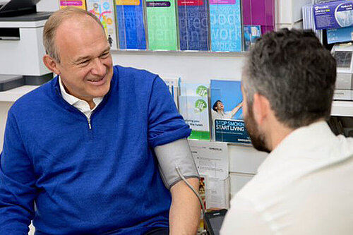 Liberal Democrat leader Ed Davey announcing the party's GP Guarantee