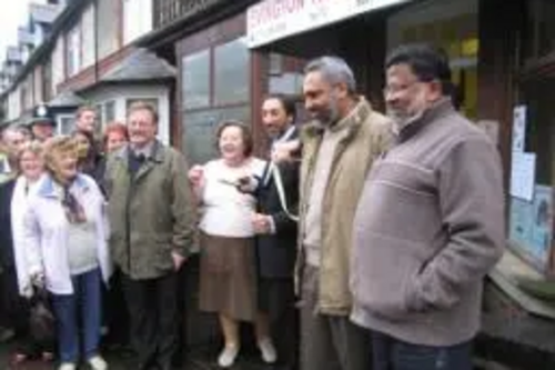 Councillor Hussein Suleman cut the yellow ribbon to declare the People Centre open!