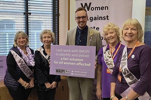 adam with waspi women