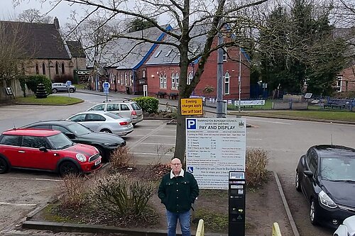 Graham at Lymm car park