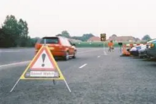 Temporary speed camera