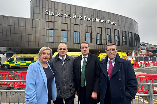 Lisa Smart MP, Sir Ed Davey, Mark Hunter and Tom Morrison MP