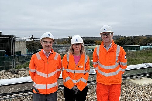 Liz at Southern Water works in Otterbourne