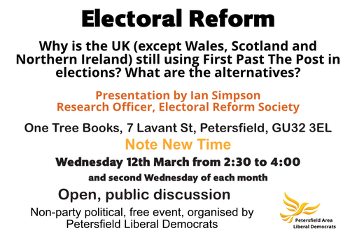 Electoral reform poster