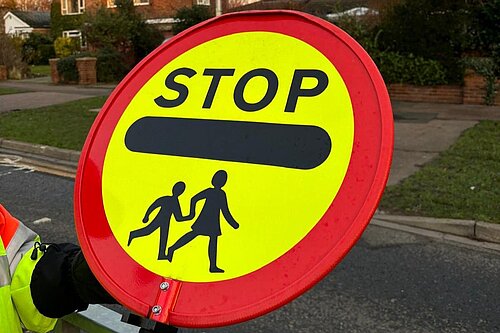 School crossing sign