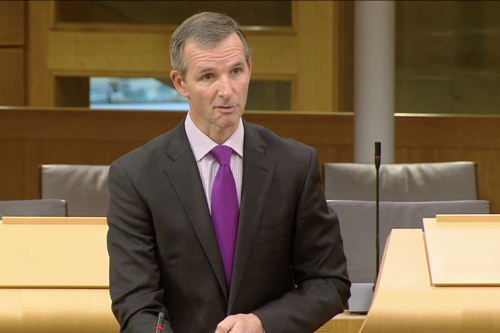 Liam McArthur speaking in parliament