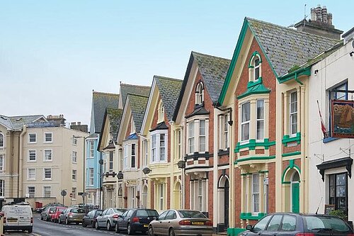 Row of terraced houses