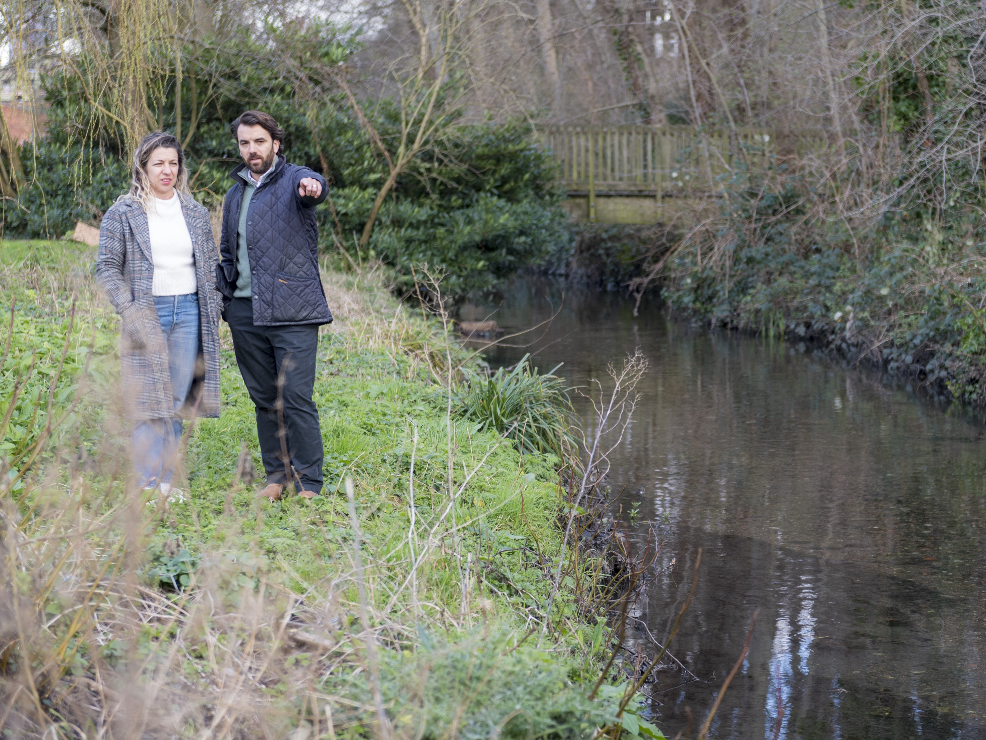 Sewage dumping in the Wandle River